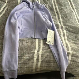 Lavender Cropped Hoodie lululemon